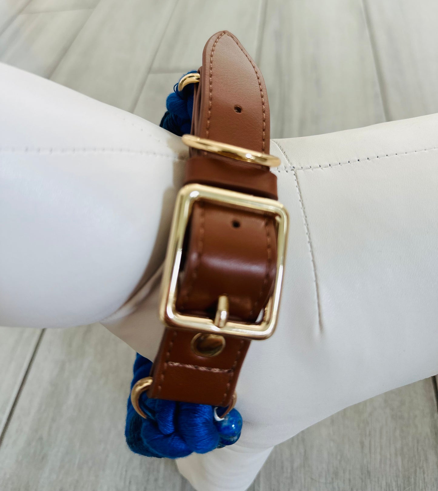 Blue Lapis Energy Collar- Crystal & Rope Collection