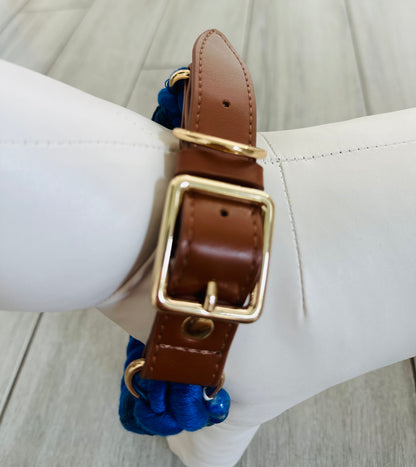 Blue Lapis Energy Collar- Crystal & Rope Collection