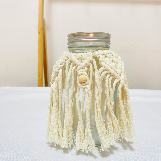 Macrame Candle