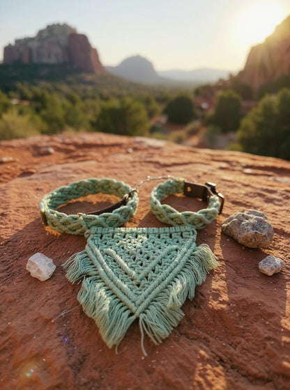 Green Collar/Leash set
