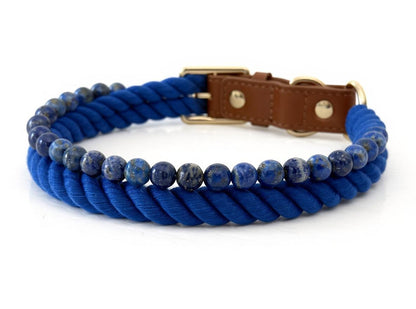 Blue Lapis Energy Collar- Crystal & Rope Collection