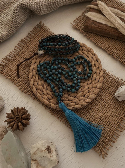 Mala Beads and Wrap Collars