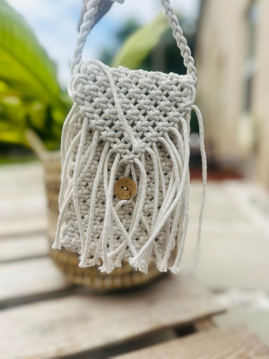 Macrame Cell Phone bag
