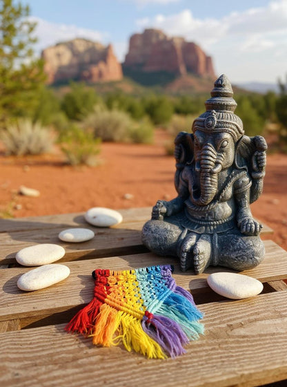 Chakra Macrame Bandana