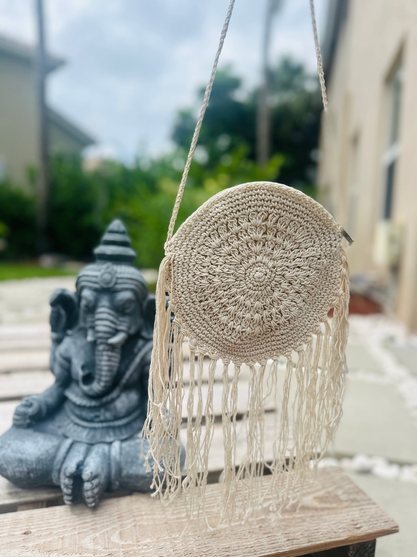 Dreamcatcher Macrame Bag
