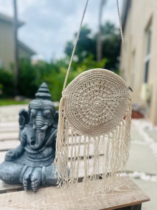 Dreamcatcher Macrame Bag