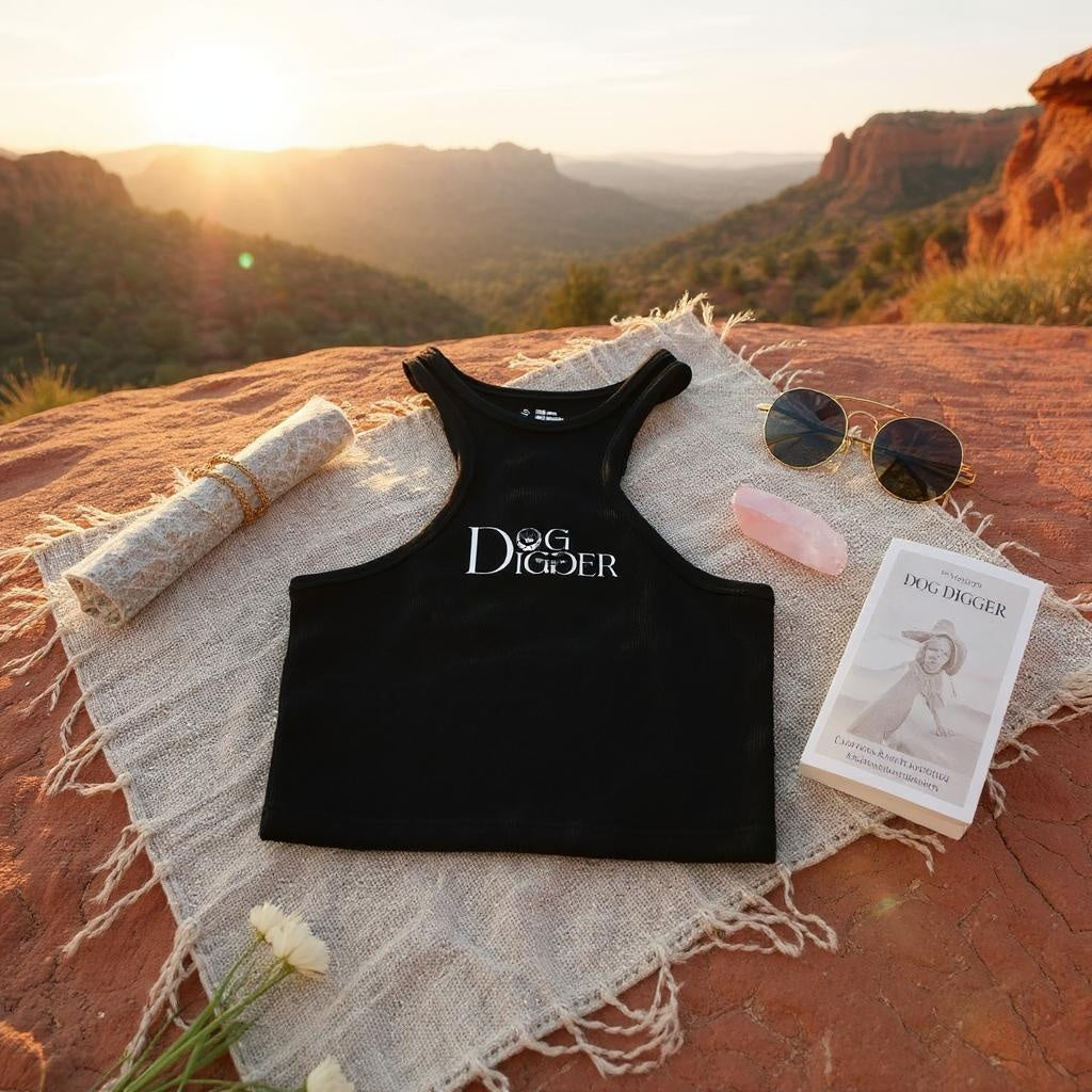 Dog Digger Racer Crop Top