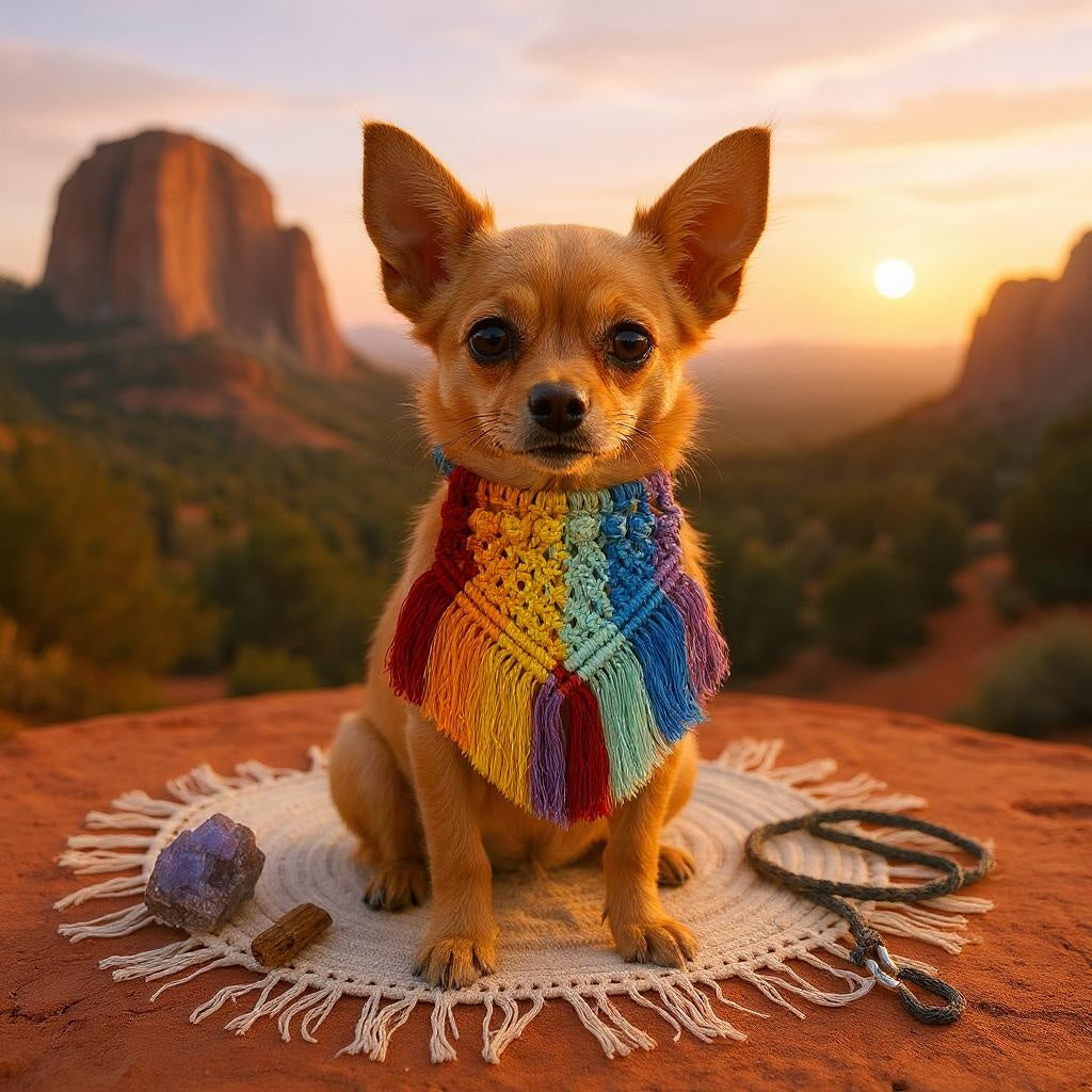 Chakra Macrame Bandana