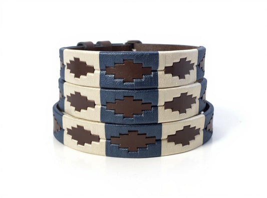 Patagonia Collection- Navy Blue & Cream Collar