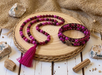Mala Beads and Wrap Collars