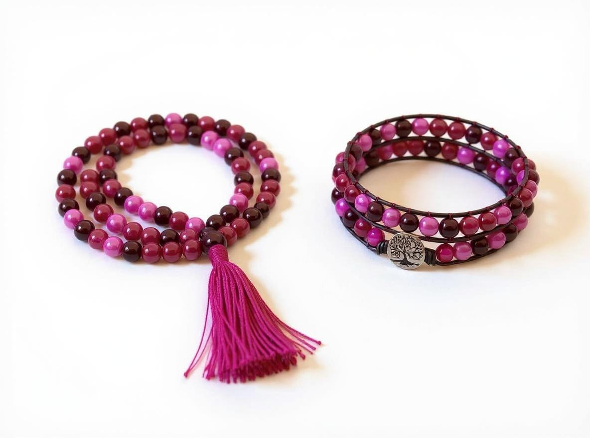 Mala Beads and Wrap Collars