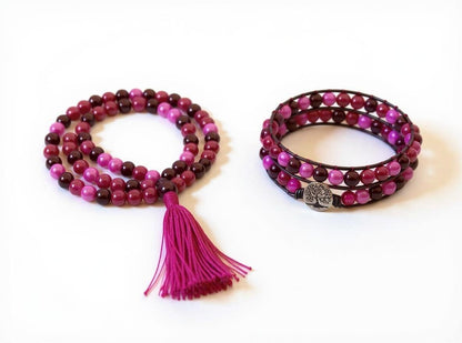 Mala Beads and Wrap Collars