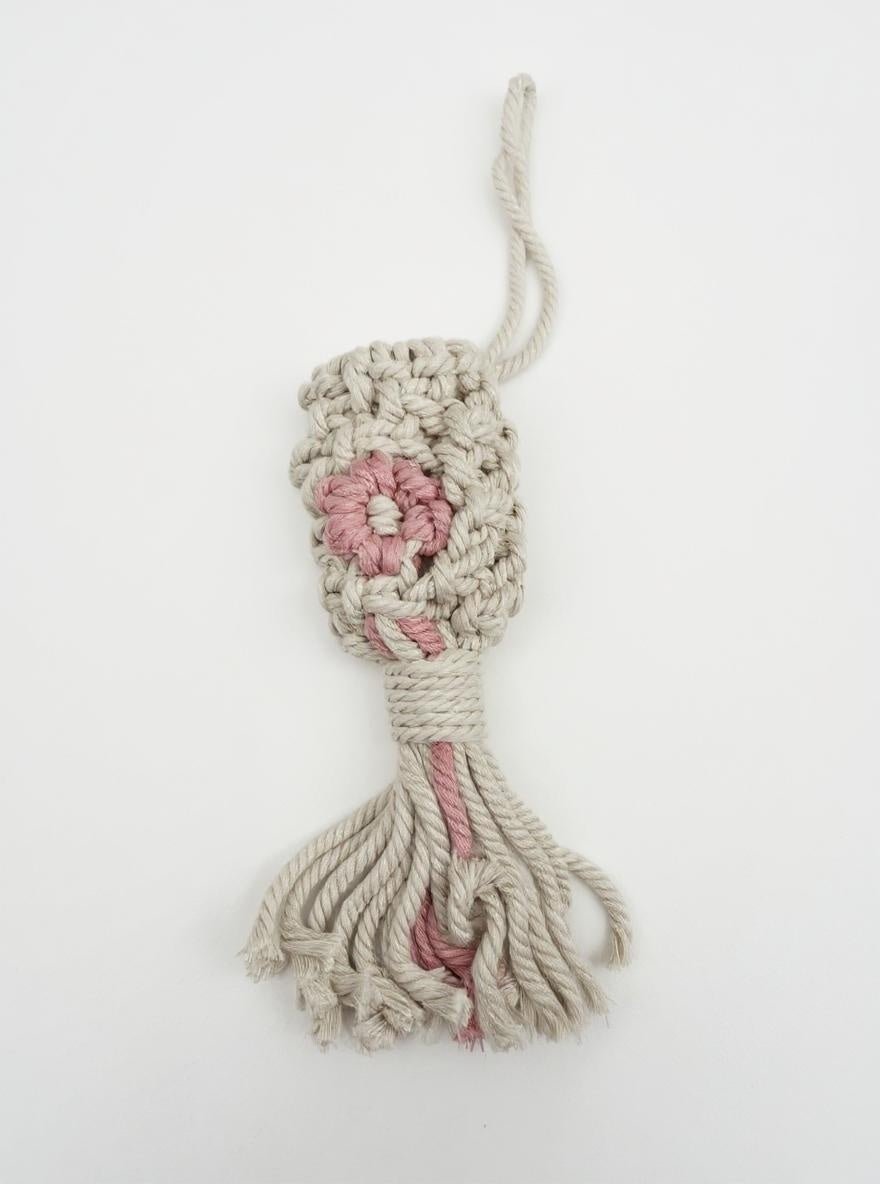 Daisy Days Macrame Poop Bag Holder