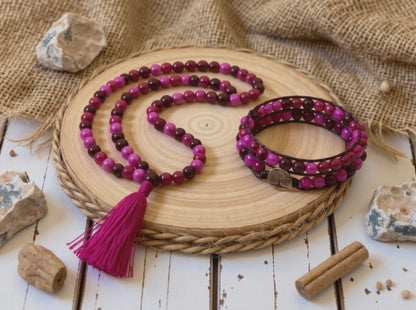 Mala Beads and Wrap Collars