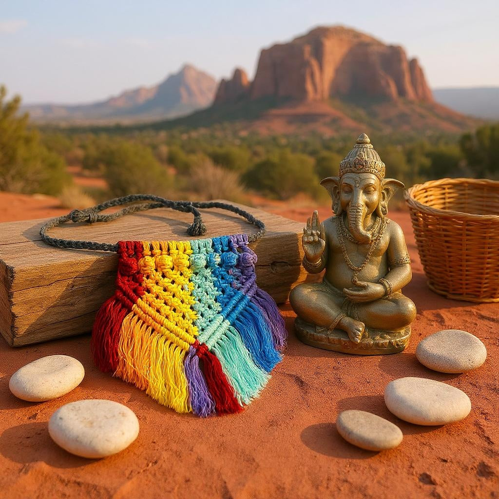 Chakra Macrame Bandana