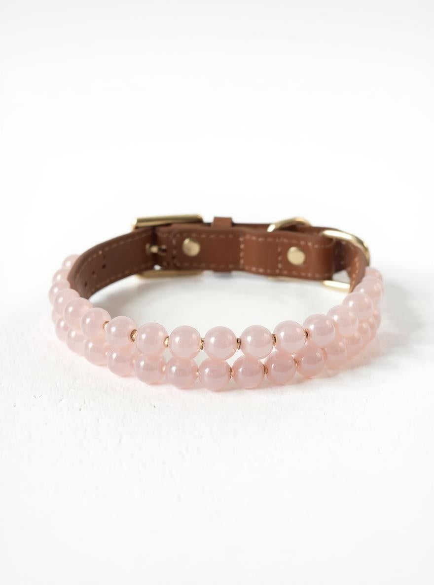 Rose Quartz Love  Collar- Crystal Healing Collection